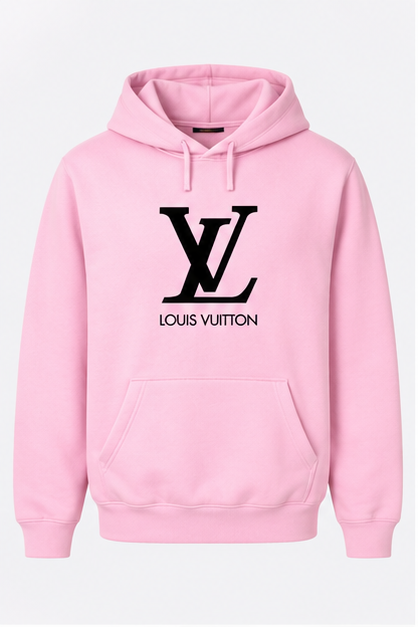 Men's Louis Vuitton Pullover Hoodie | Color: Light Pink | Image 1