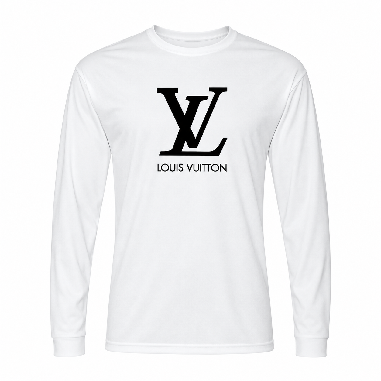 Men's Louis Vuitton Performance Long Sleeve T-Shirt | Color: White | Image 1
