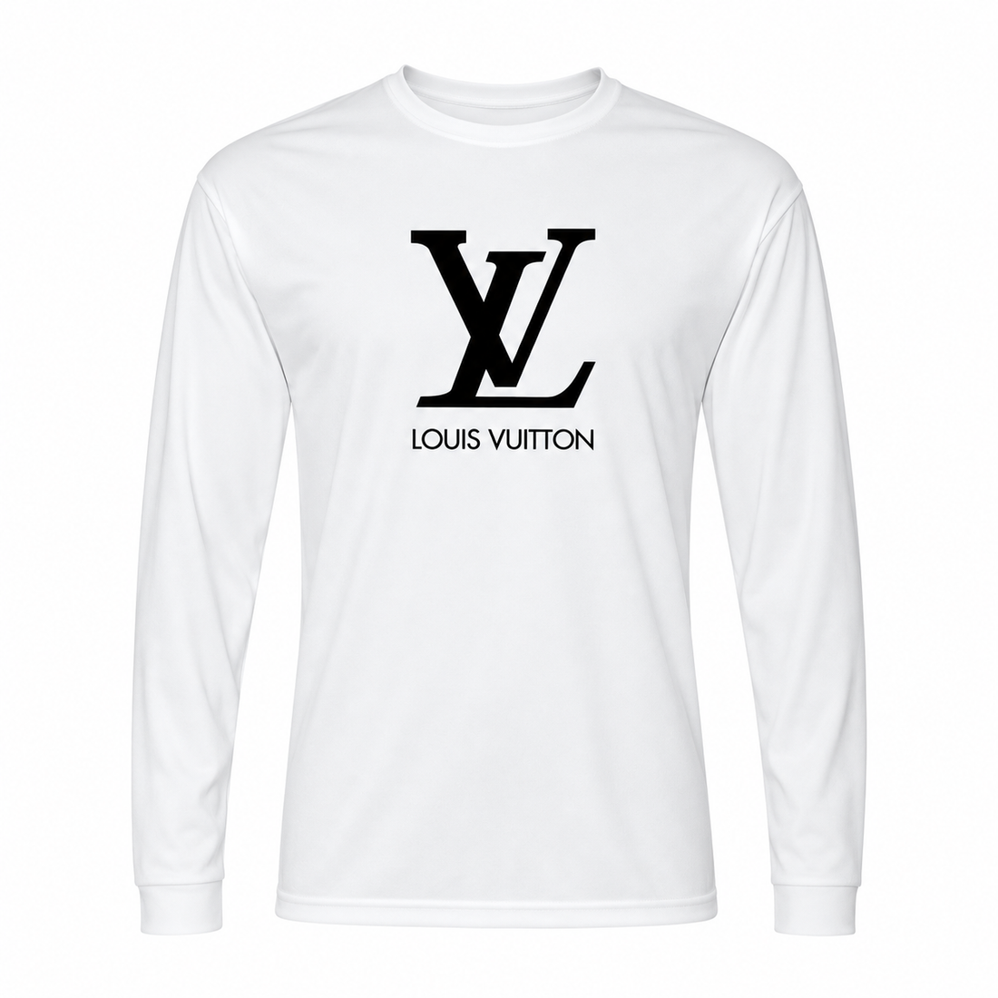 Men's Louis Vuitton Performance Long Sleeve T-Shirt | Color: White | Image 1