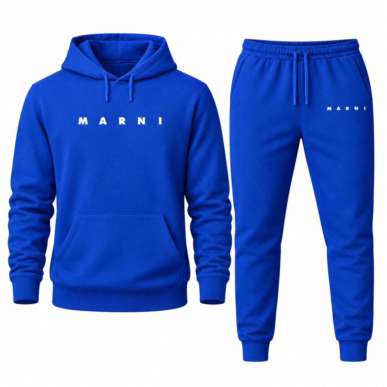Men's Marni Hoodie Joggers Set | Color: Blue | Image 3