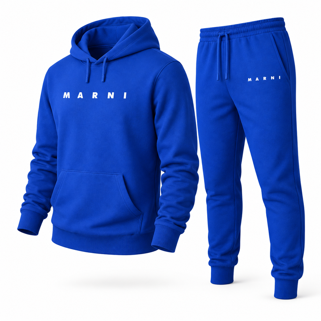 Men's Marni Hoodie Joggers Set | Color: Blue | Image 4