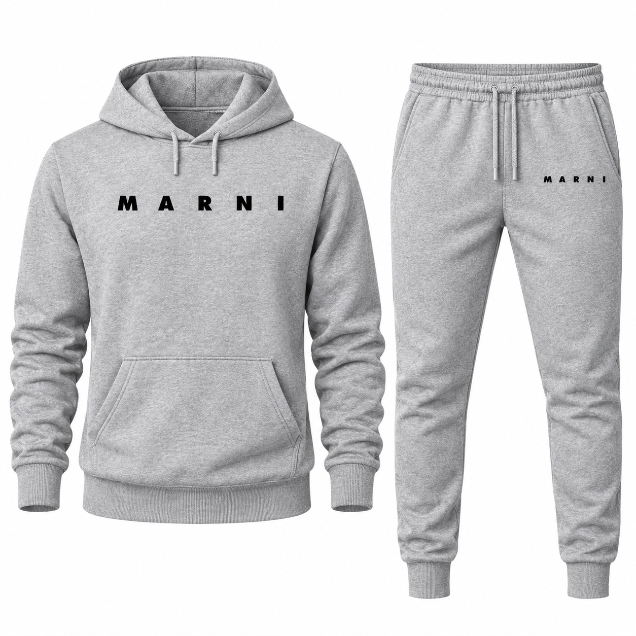 Men's Marni Hoodie Joggers Set | Color: Grey | Image 3