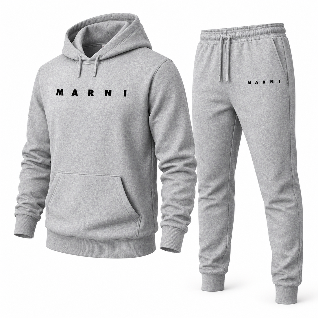 Men's Marni Hoodie Joggers Set | Color: Grey | Image 4