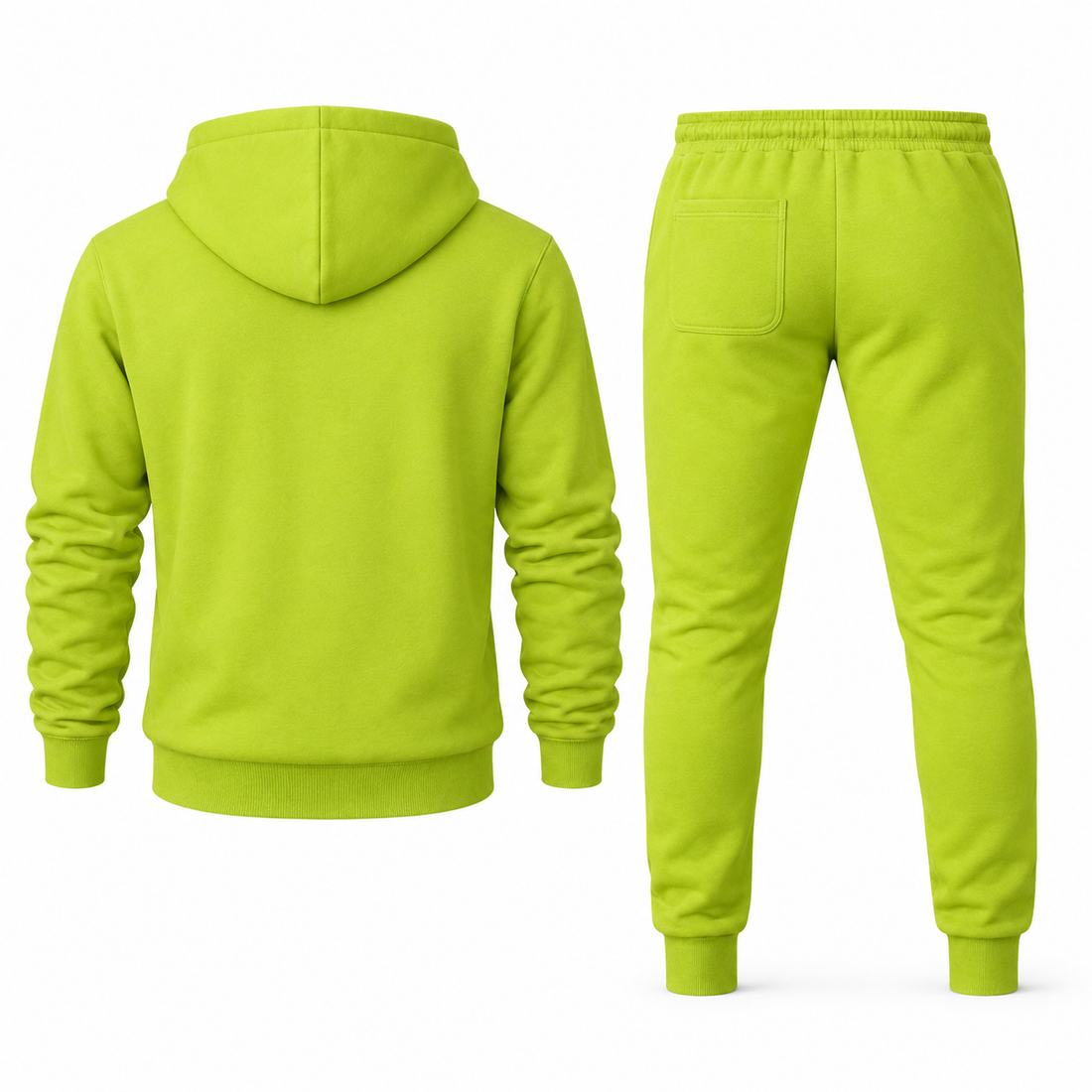 Men's Marni Hoodie Joggers Set | Color: Lime Green | Image 5