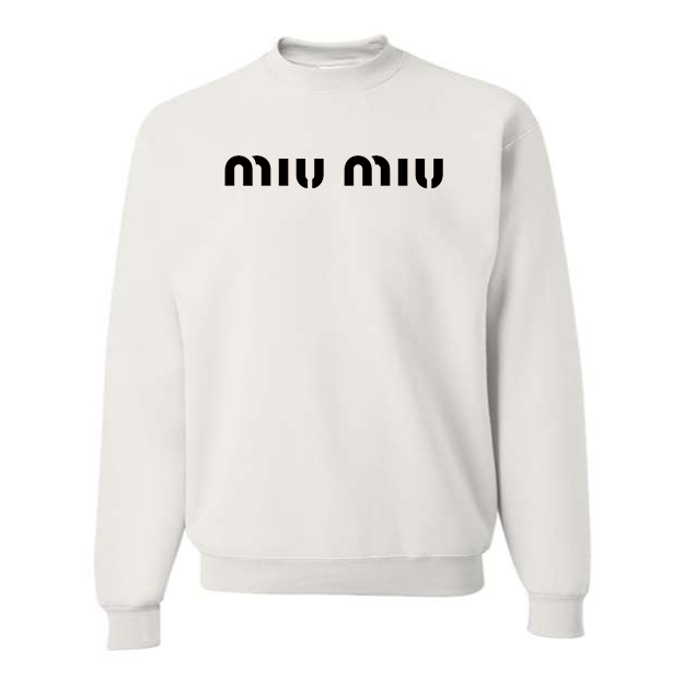 Men's Miu Miu Crewneck Sweatshirt - White - Image 1