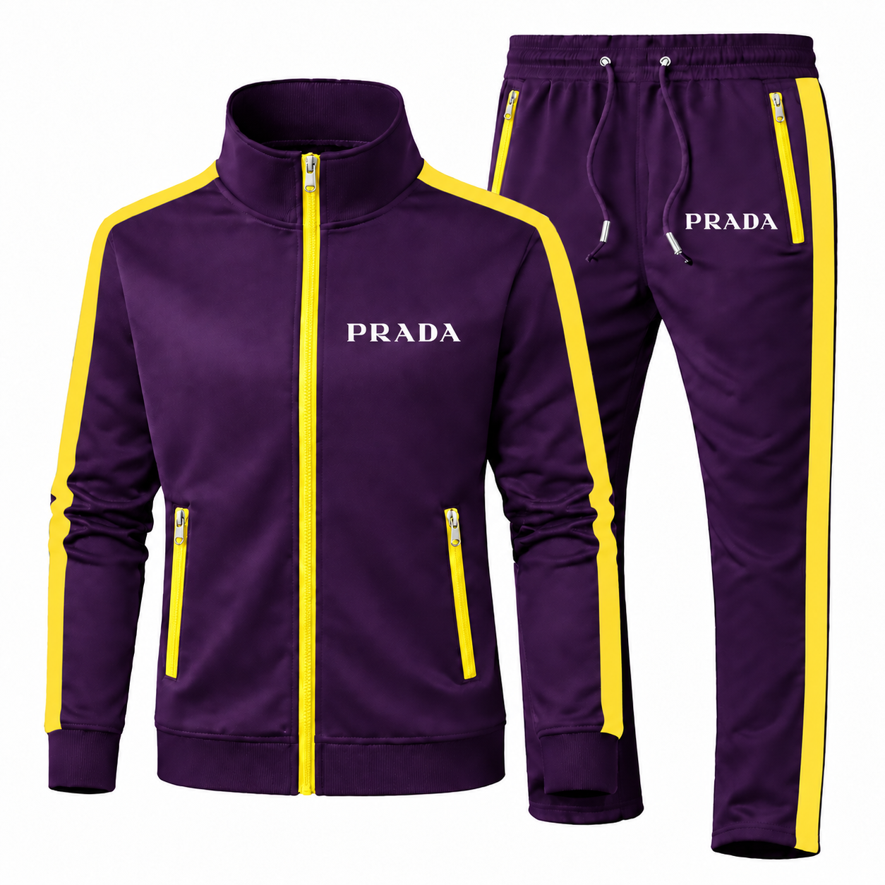 Men's Prada Dri-Fit TrackSuit | Color: Purple | Main