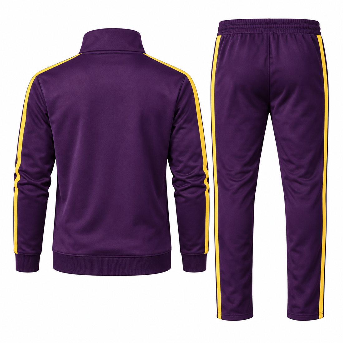 Men's Prada Dri-Fit TrackSuit | Color: Purple | Rear view