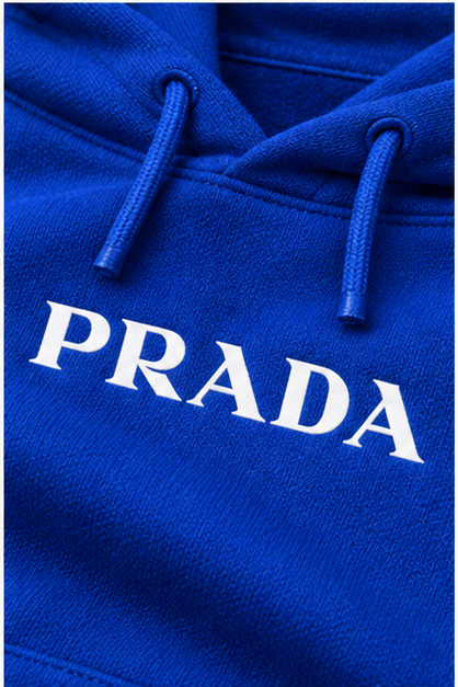 Men's Prada Hoodie Joggers Set | Color: Blue | Image 5