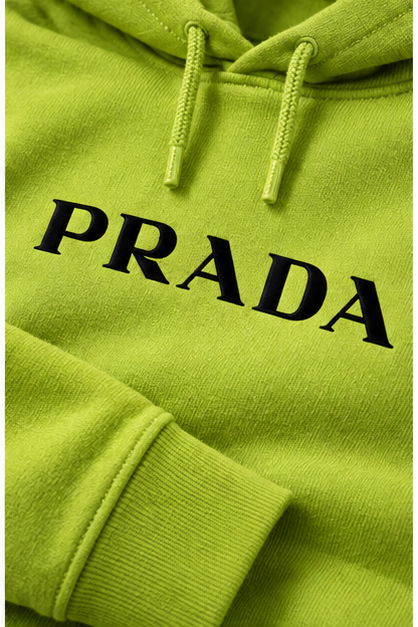 Men's Prada Hoodie Joggers Set | Color: Lime Green | Image 5
