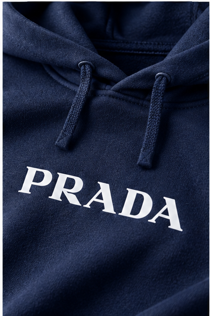 Men's Prada Hoodie Joggers Set | Color: Navy | Image 5