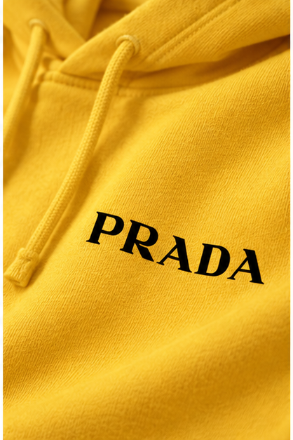 Men's Prada Hoodie Joggers Set | Color: Yellow | Image 5