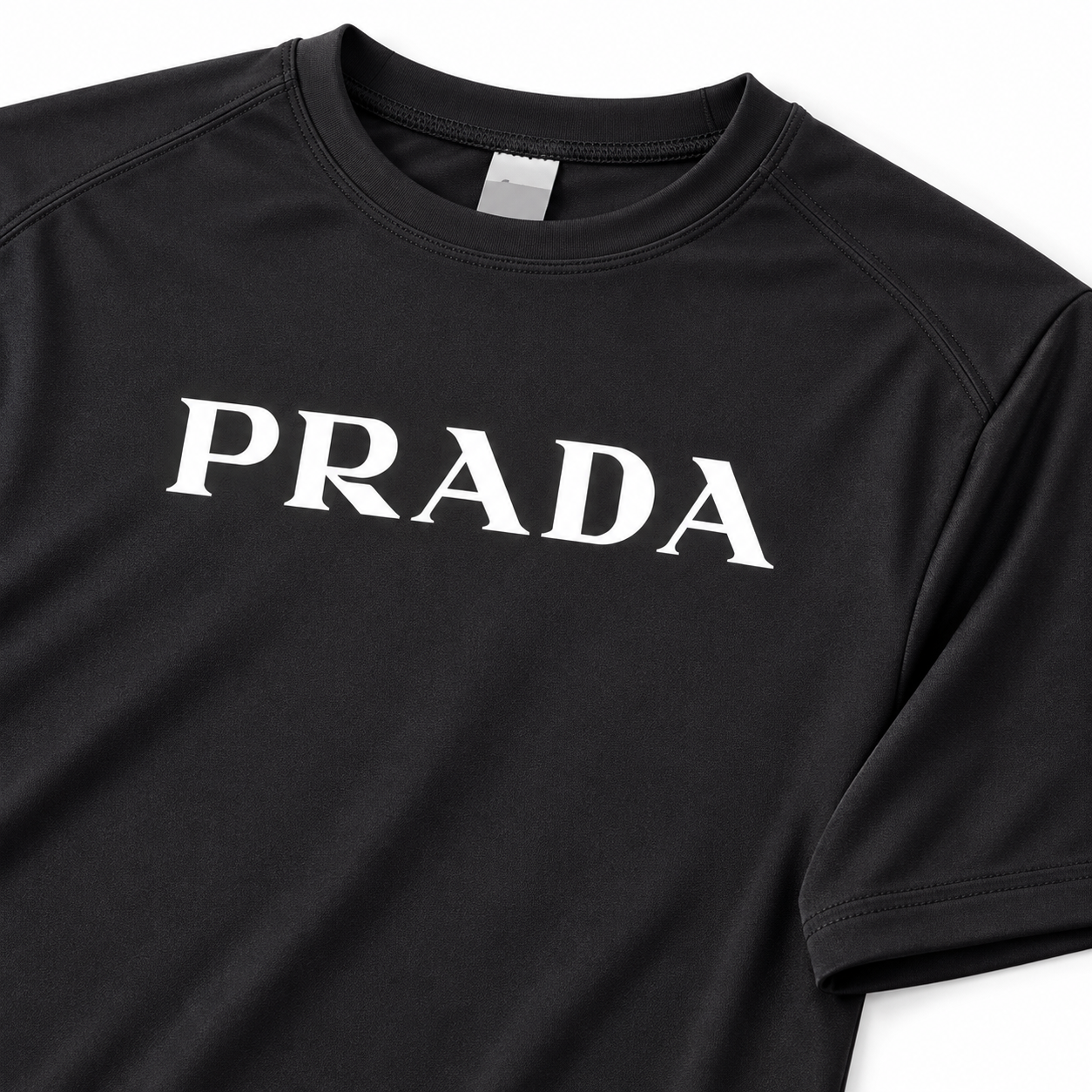 Men's Prada Performance T-Shirt | Color: Black | Image 4