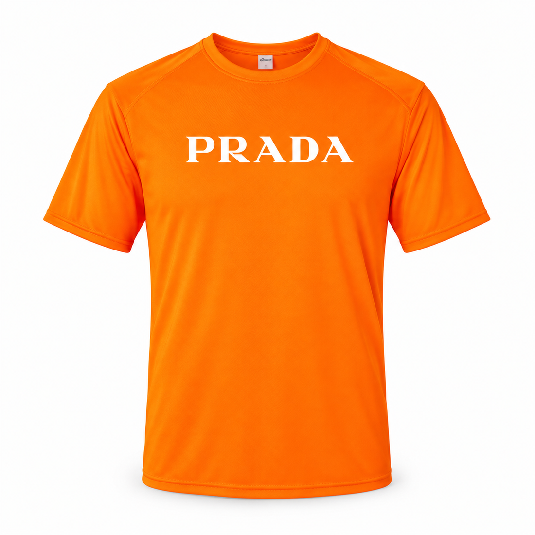 Men's Prada Performance T-Shirt | Color: Orange | Image 1