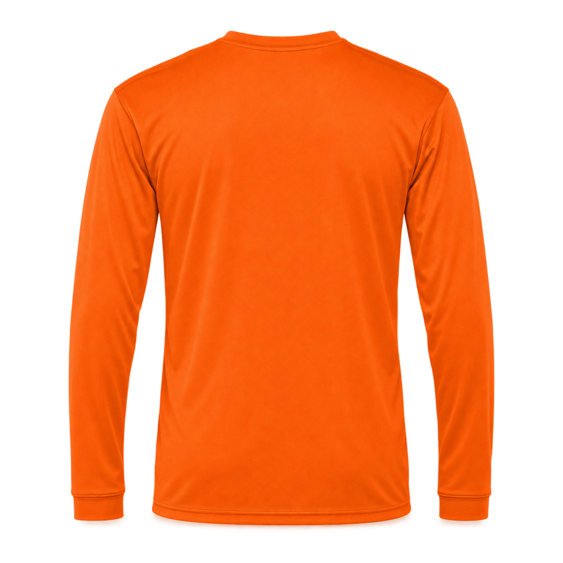 Men's Prada Polyester Long Sleeve T-Shirt - Safety Orange - Image 5