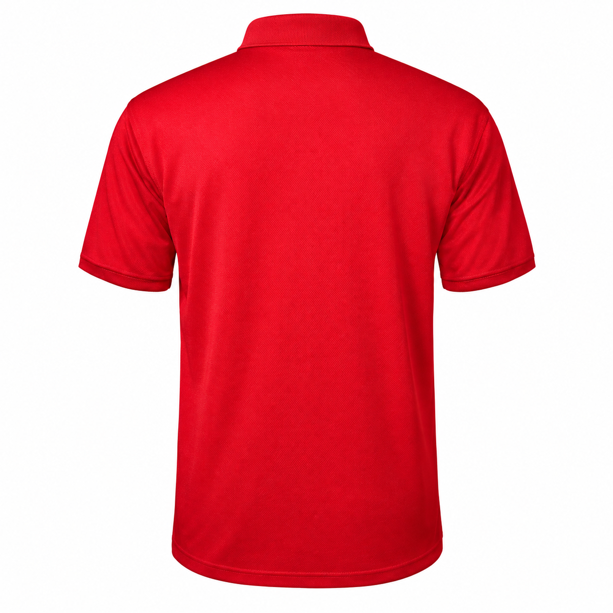 Men's Prada Polyester Polo | Color: Red | Image 5