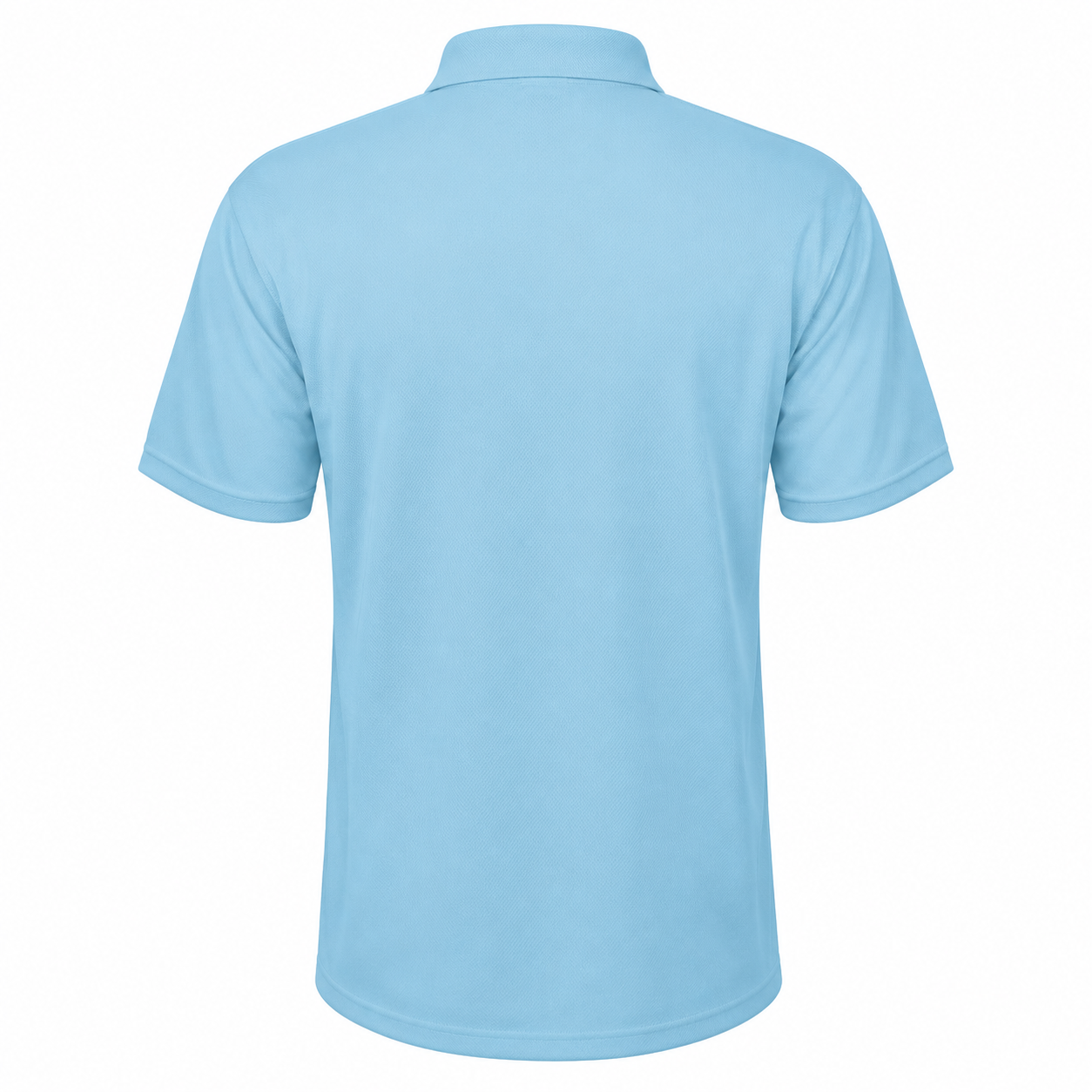 Men's Prada Polyester Polo | Color: Sky Blue | Image 5