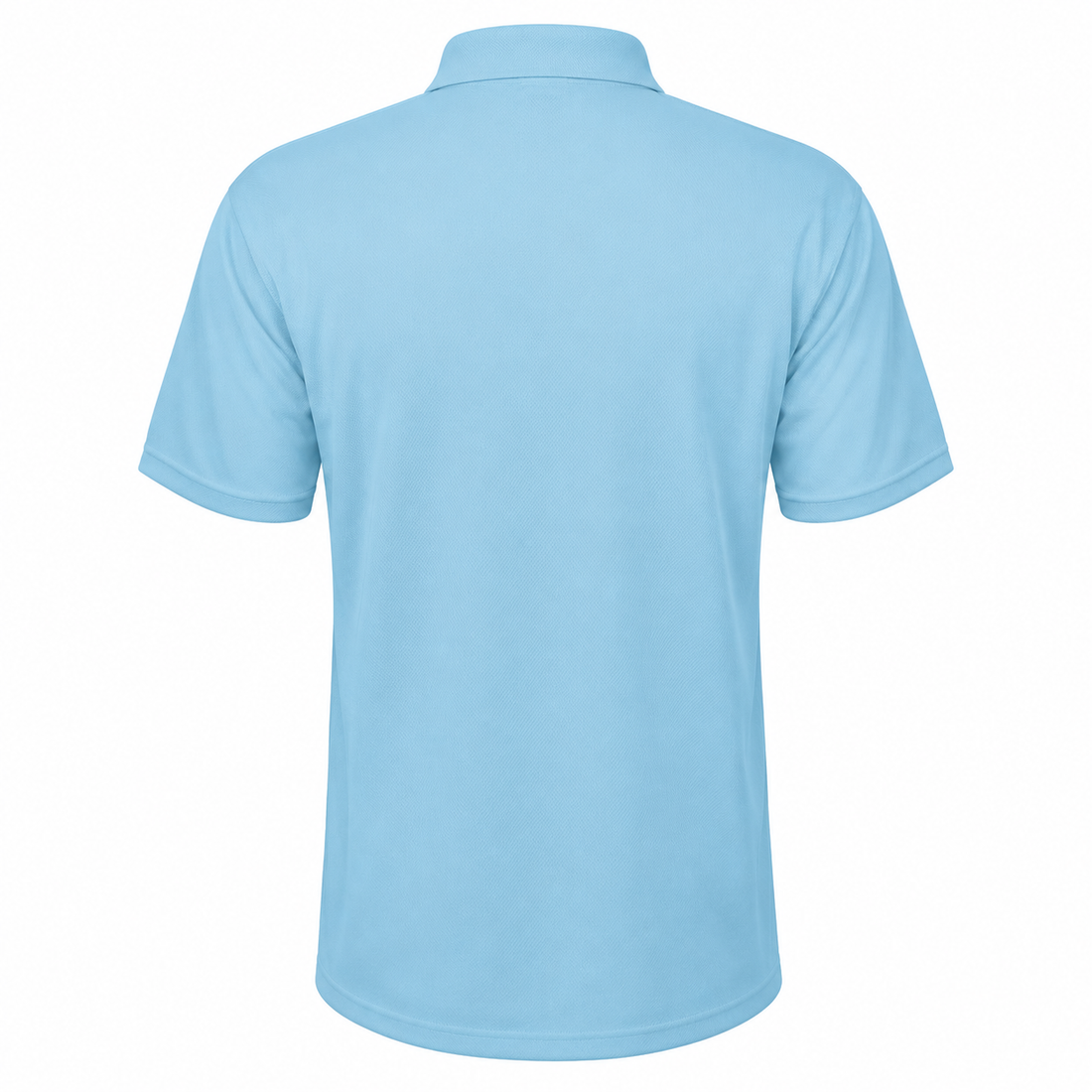 Men's Prada Polyester Polo | Color: Sky Blue | Image 5