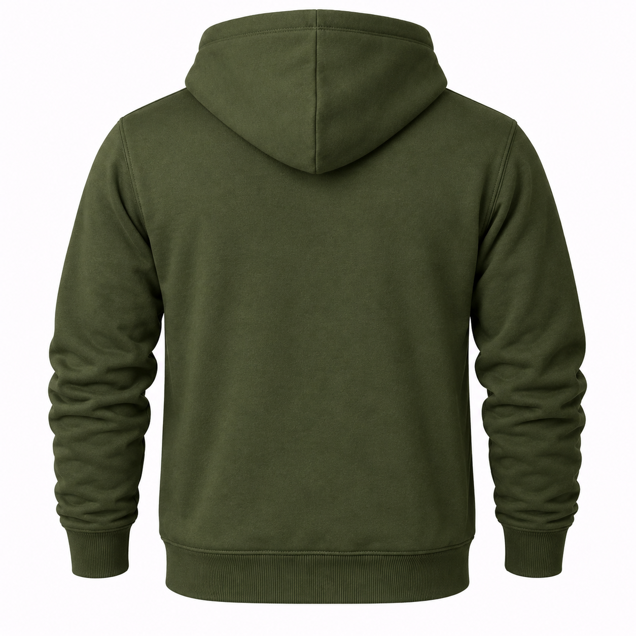 Men's Prada Pullover Hoodie - Army Green - Image 5