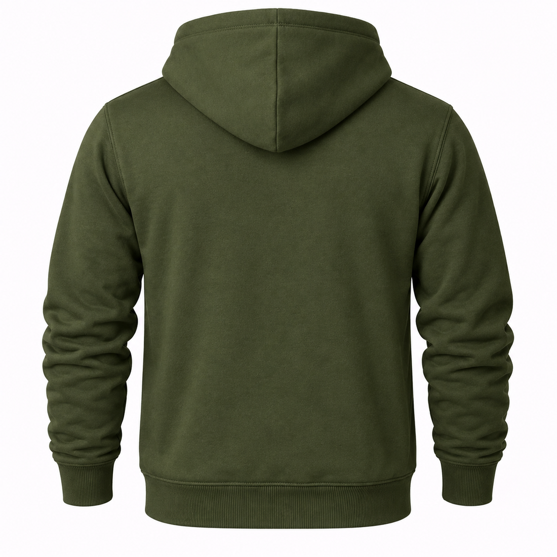 Men's Prada Pullover Hoodie - Army Green - Image 5