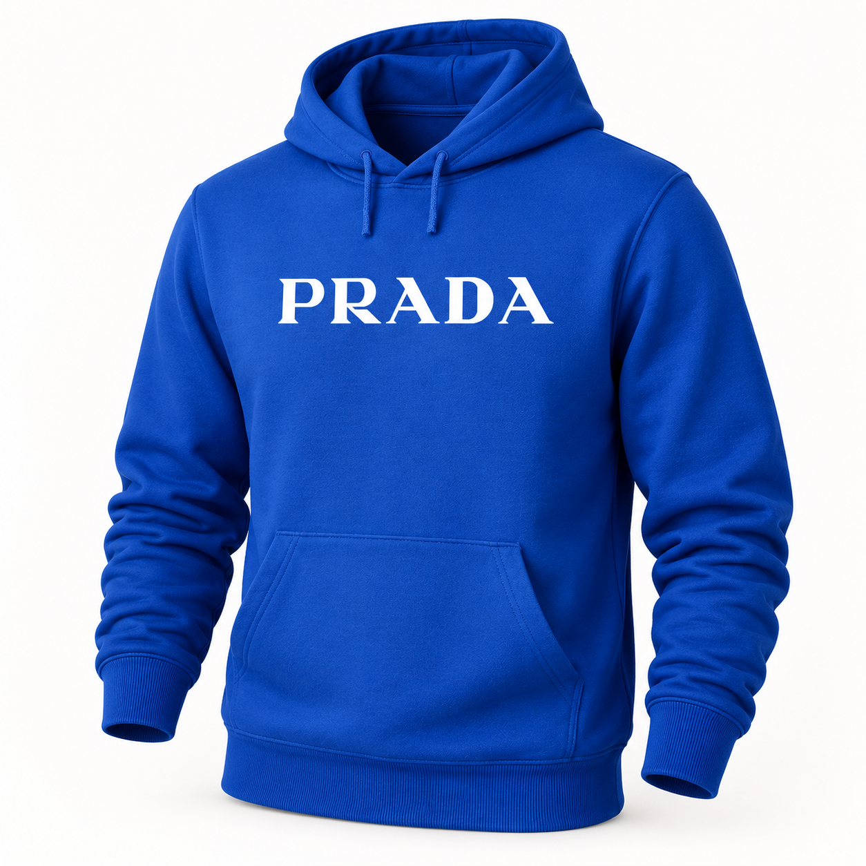 Men's Prada Pullover Hoodie - Blue - Image 4