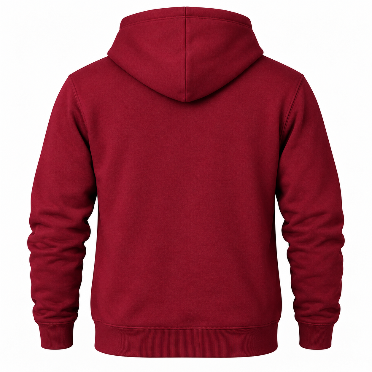 Men's Prada Pullover Hoodie - Burgundy - Image 5