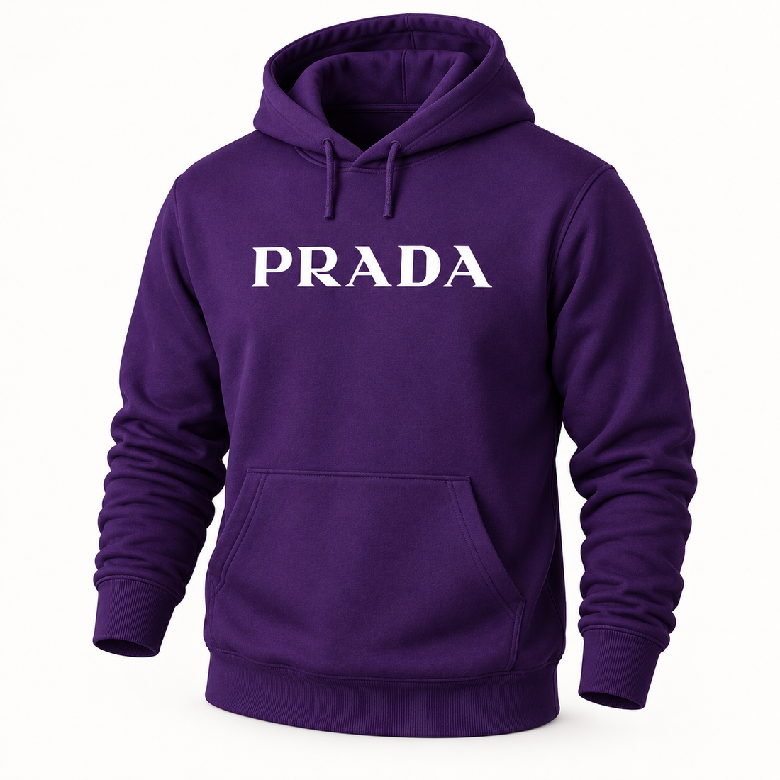 Men's Prada Pullover Hoodie - Purple - Image 4