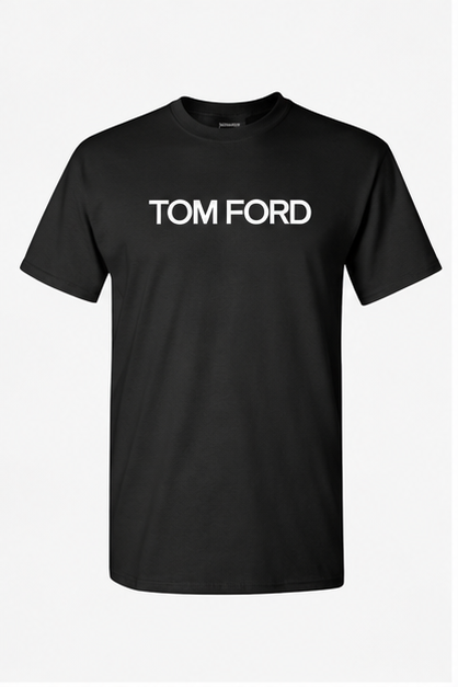 Men's Tom Ford Cotton T-Shirt | Color: Black | Image 1