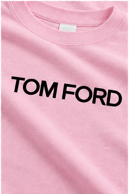 Men's Tom Ford Cotton T-Shirt | Color: Pink | Image 5