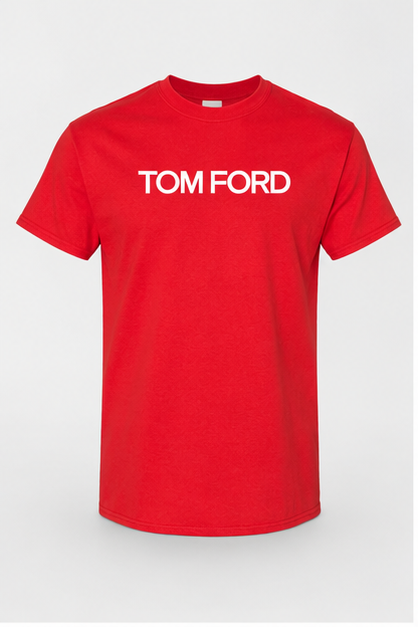 Men's Tom Ford Cotton T-Shirt | Color: Red | Image 1