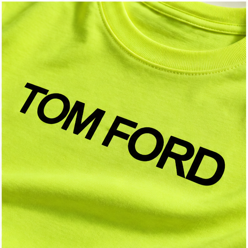 Men's Tom Ford Cotton T-Shirt | Color: Safety Green | Image 5
