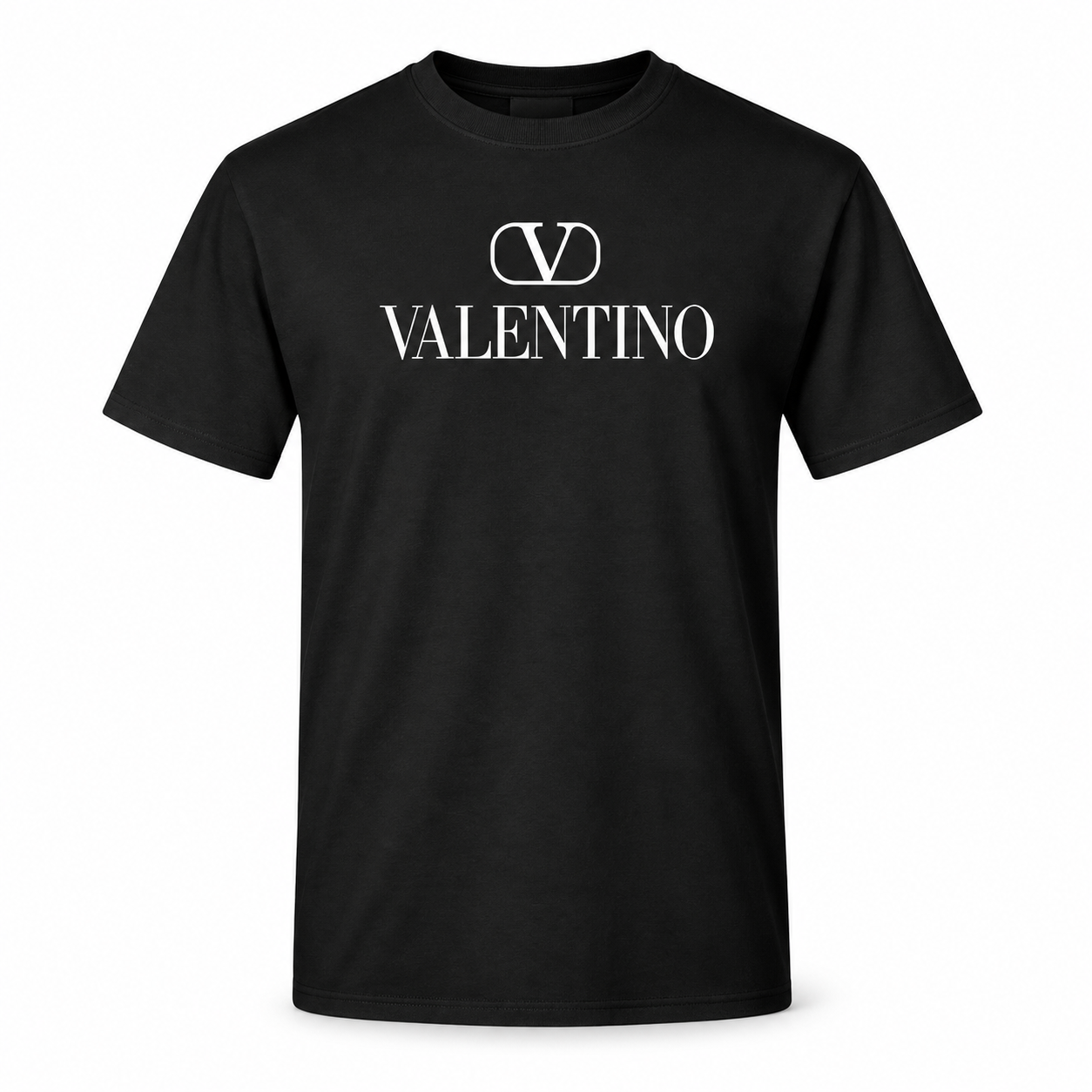 Men's Valentino Cotton T-Shirt | Color: Black | Image 1