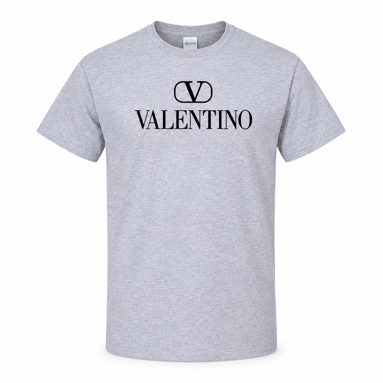 Men's Valentino Cotton T-Shirt | Color: Grey | Image 1