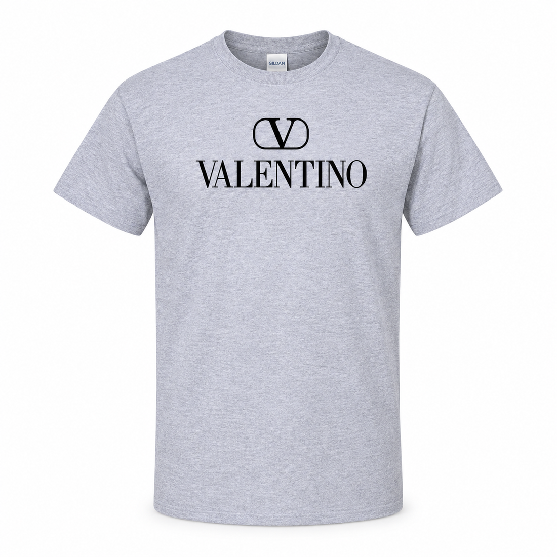 Men's Valentino Cotton T-Shirt | Color: Grey | Image 1