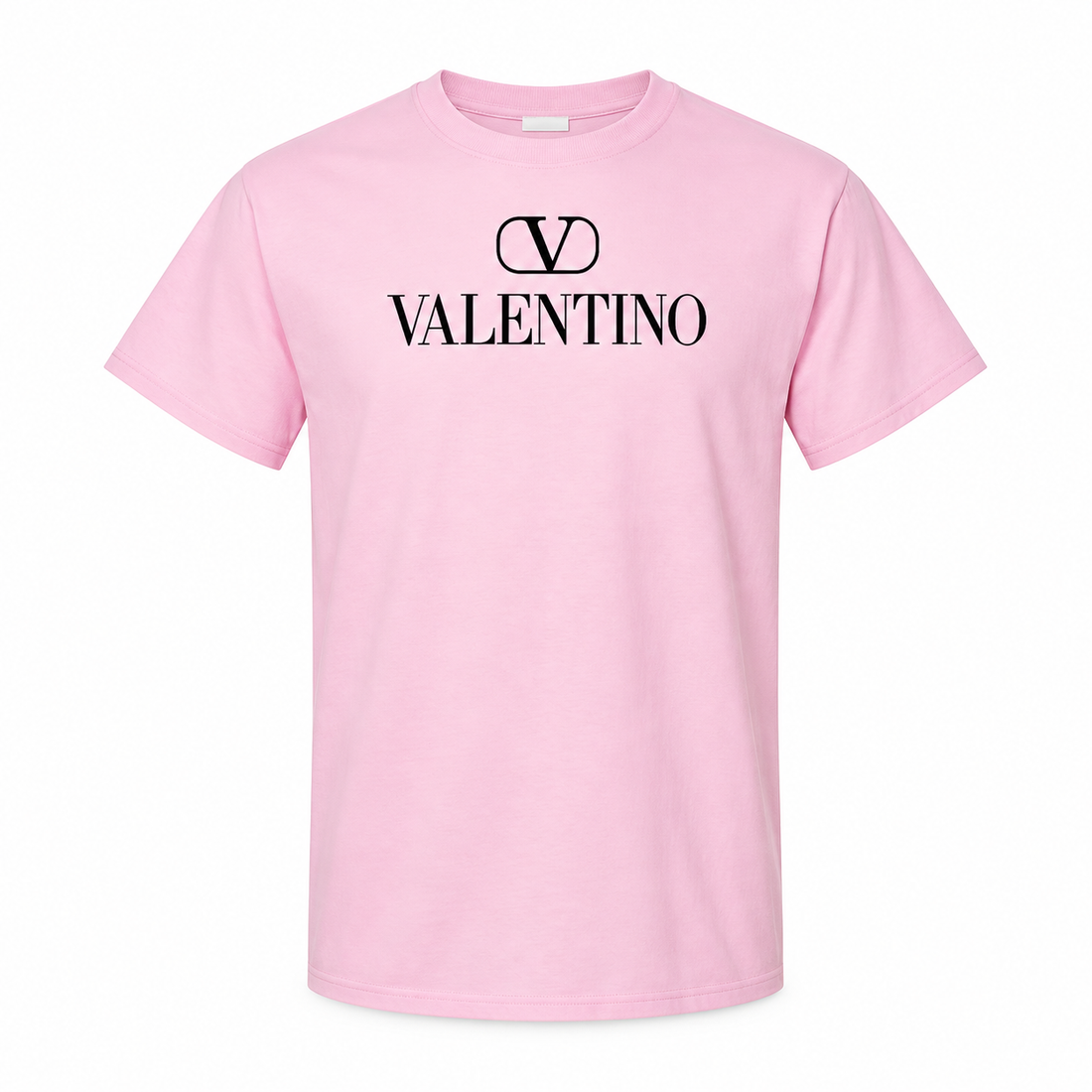 Men's Valentino Cotton T-Shirt | Color: Pink | Image 1