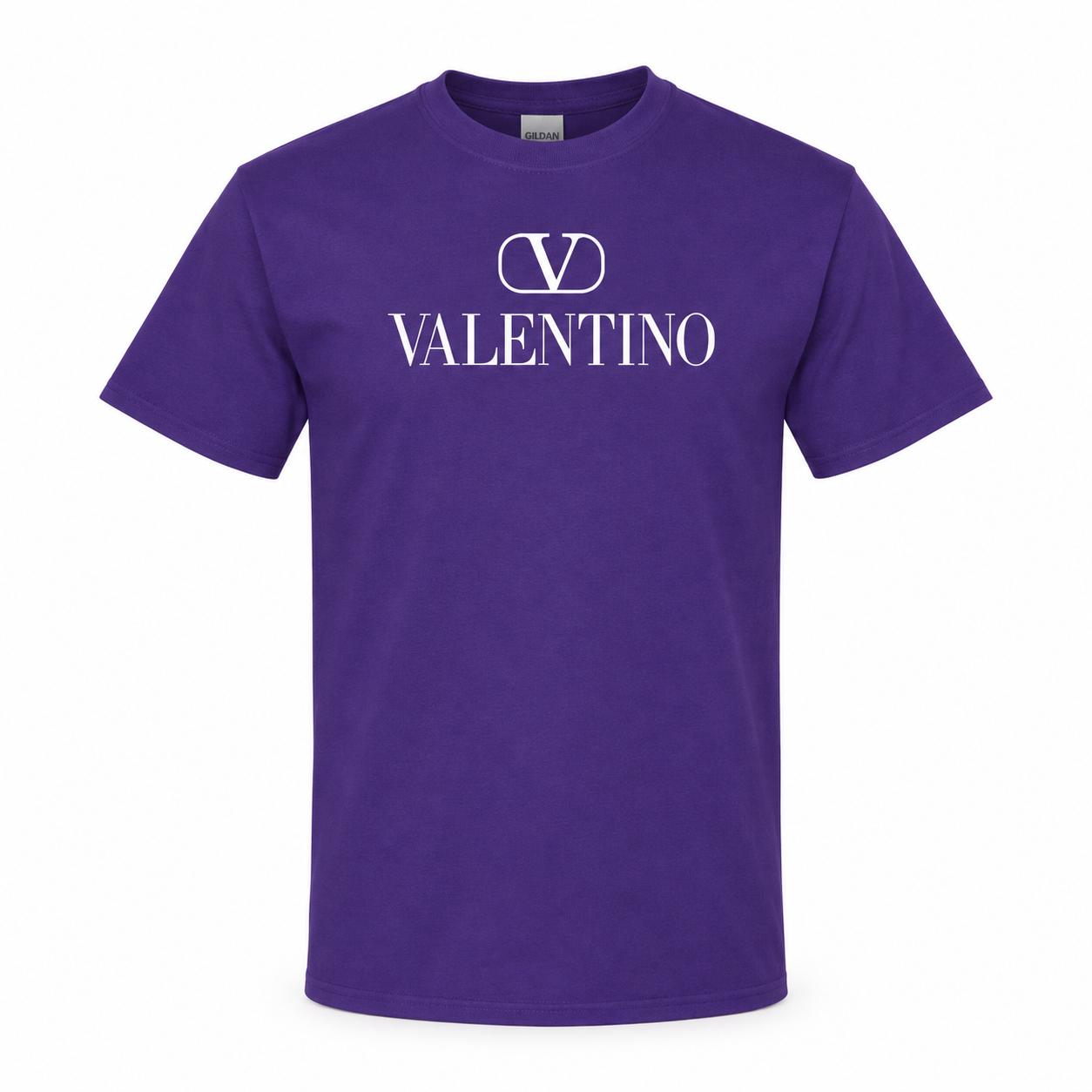 Men's Valentino Cotton T-Shirt | Color: Purple | Image 1