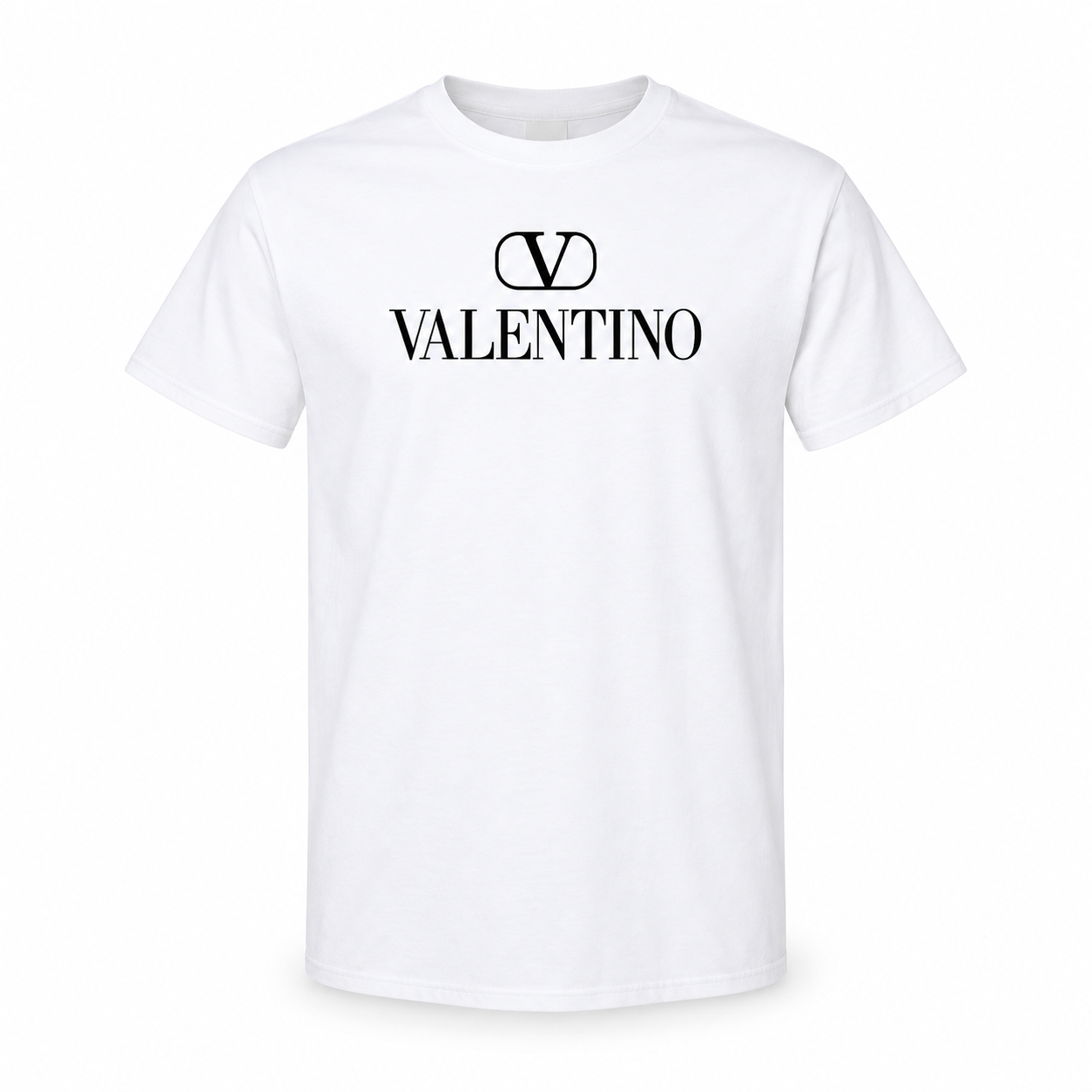 Men's Valentino Cotton T-Shirt | Color: White | Image 1