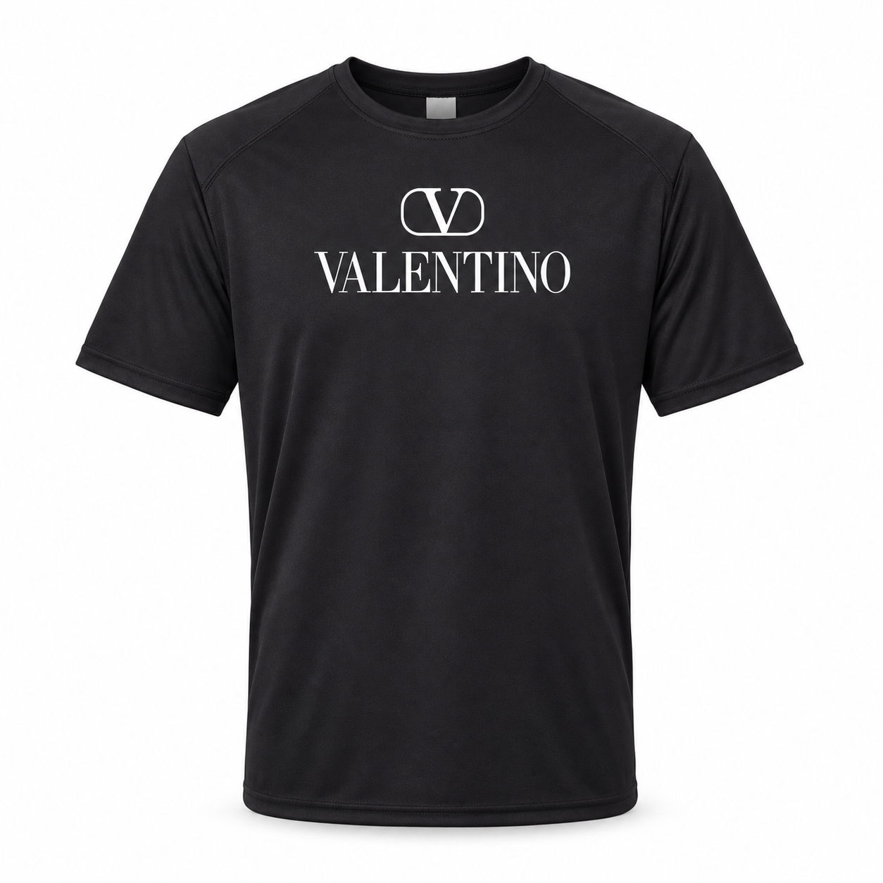 Men's Valentino Performance T-Shirt | Color: Black | Image 1