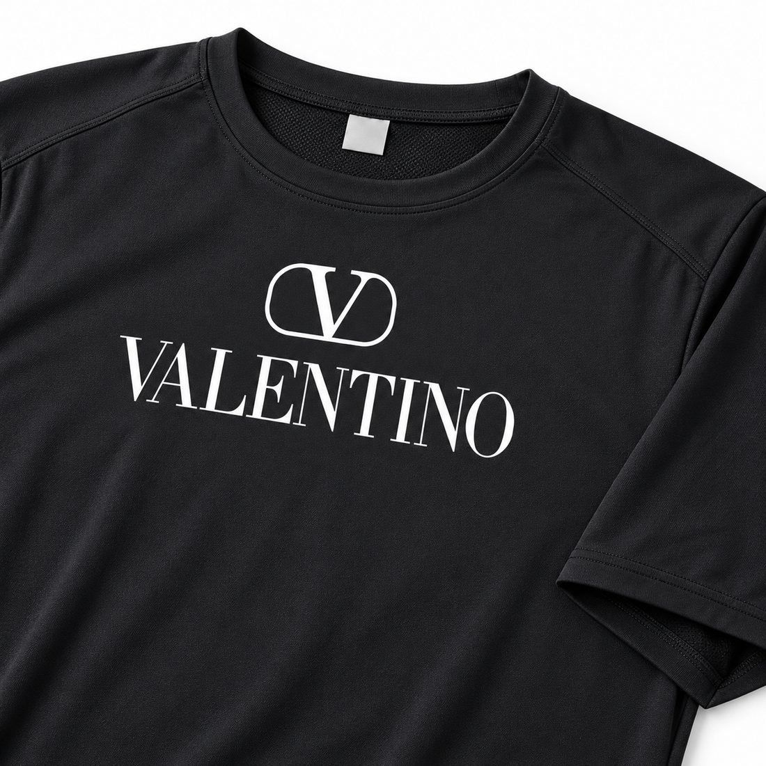 Men's Valentino Performance T-Shirt | Color: Black | Image 4