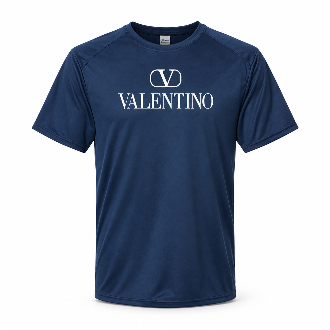Men's Valentino Performance T-Shirt | Color: Navy | Image 1