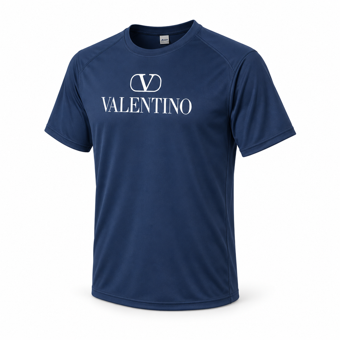 Men's Valentino Performance T-Shirt | Color: Navy | Image 3