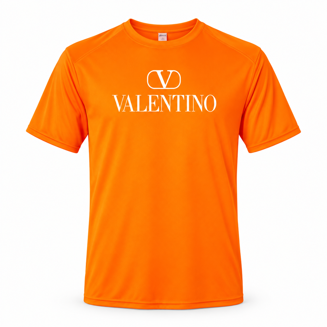 Men's Valentino Performance T-Shirt | Color: Orange | Image 1