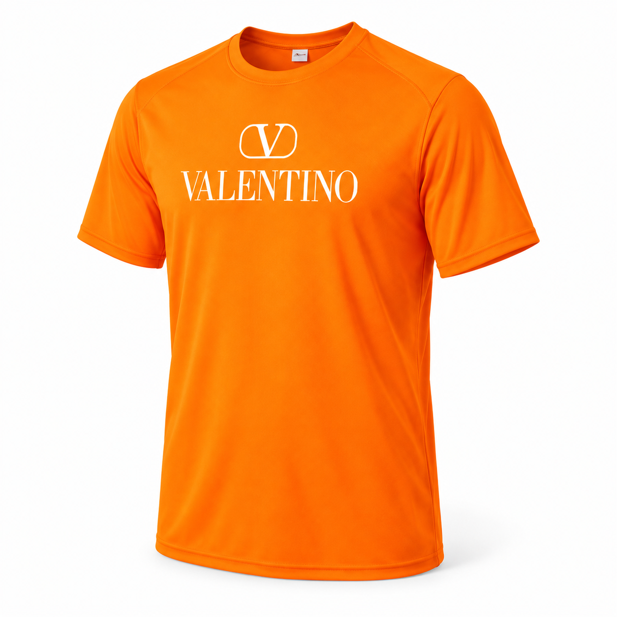 Men's Valentino Performance T-Shirt | Color: Orange | Image 3