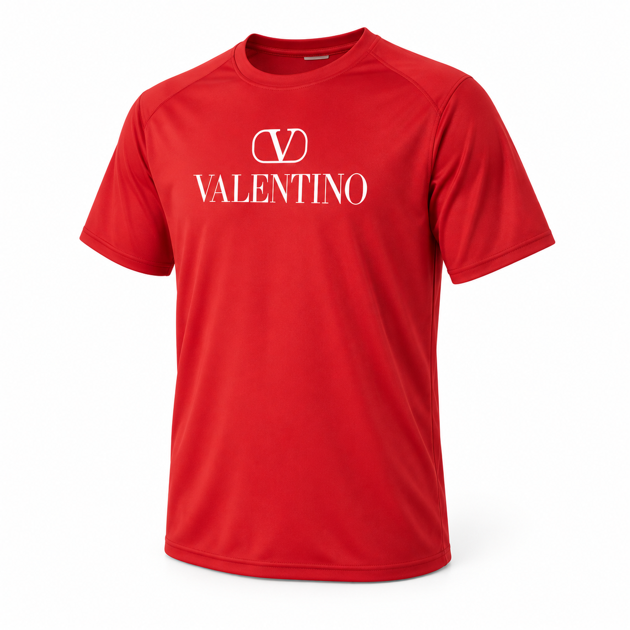 Men's Valentino Performance T-Shirt | Color: Red | Image 3
