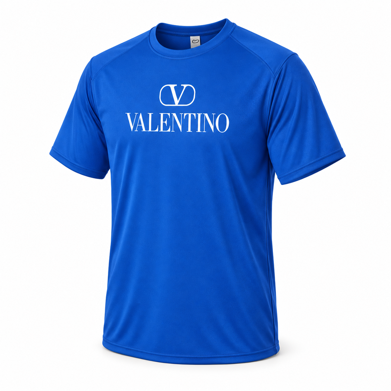 Men's Valentino Performance T-Shirt | Color: Royal Blue | Image 3