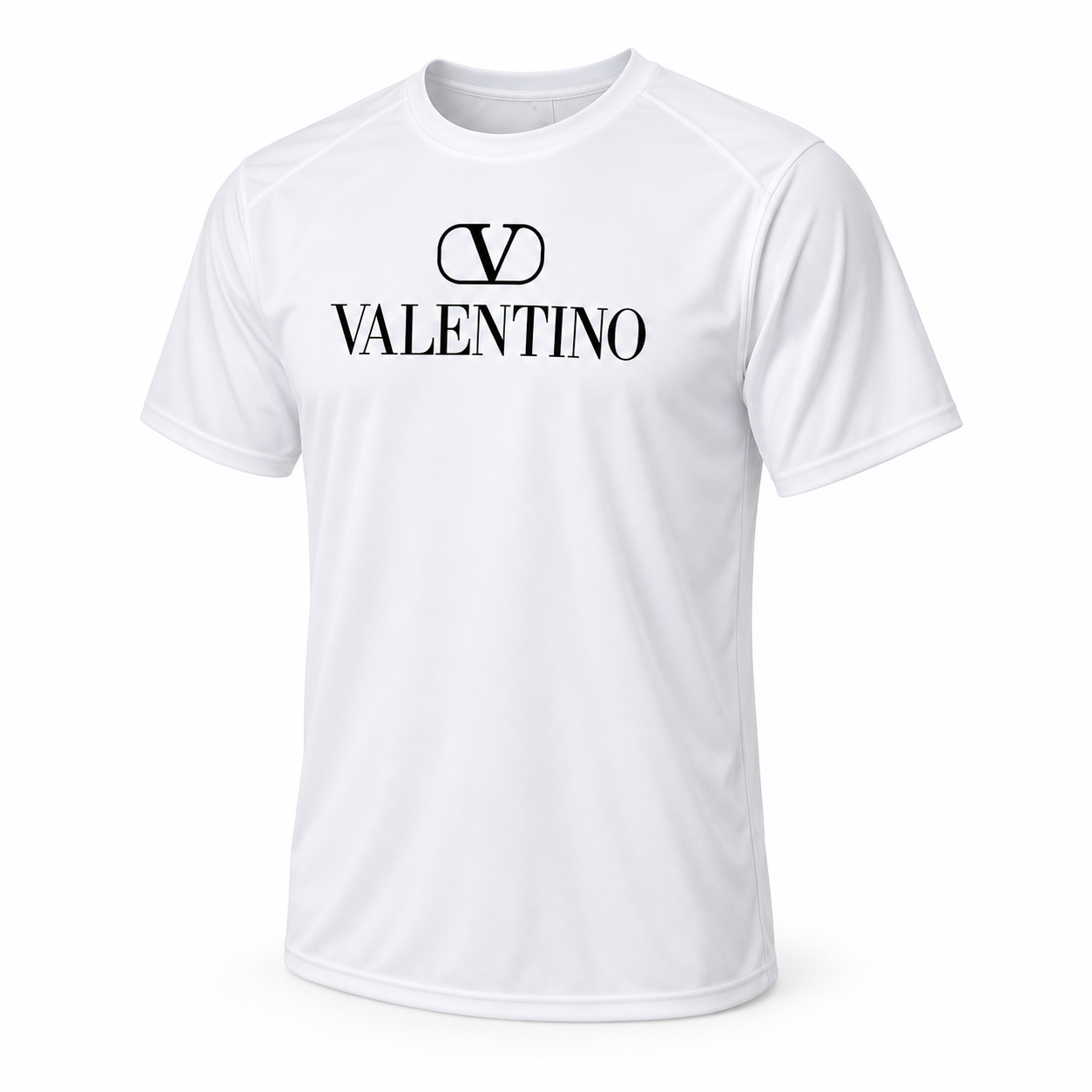 Men's Valentino Performance T-Shirt | Color: White | Image 3