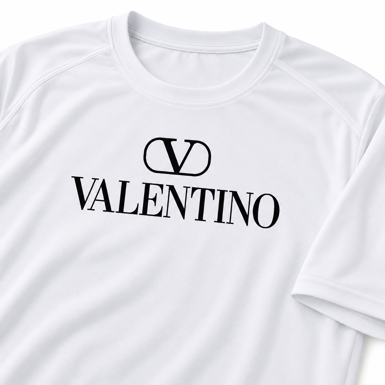 Men's Valentino Performance T-Shirt | Color: White | Image 4
