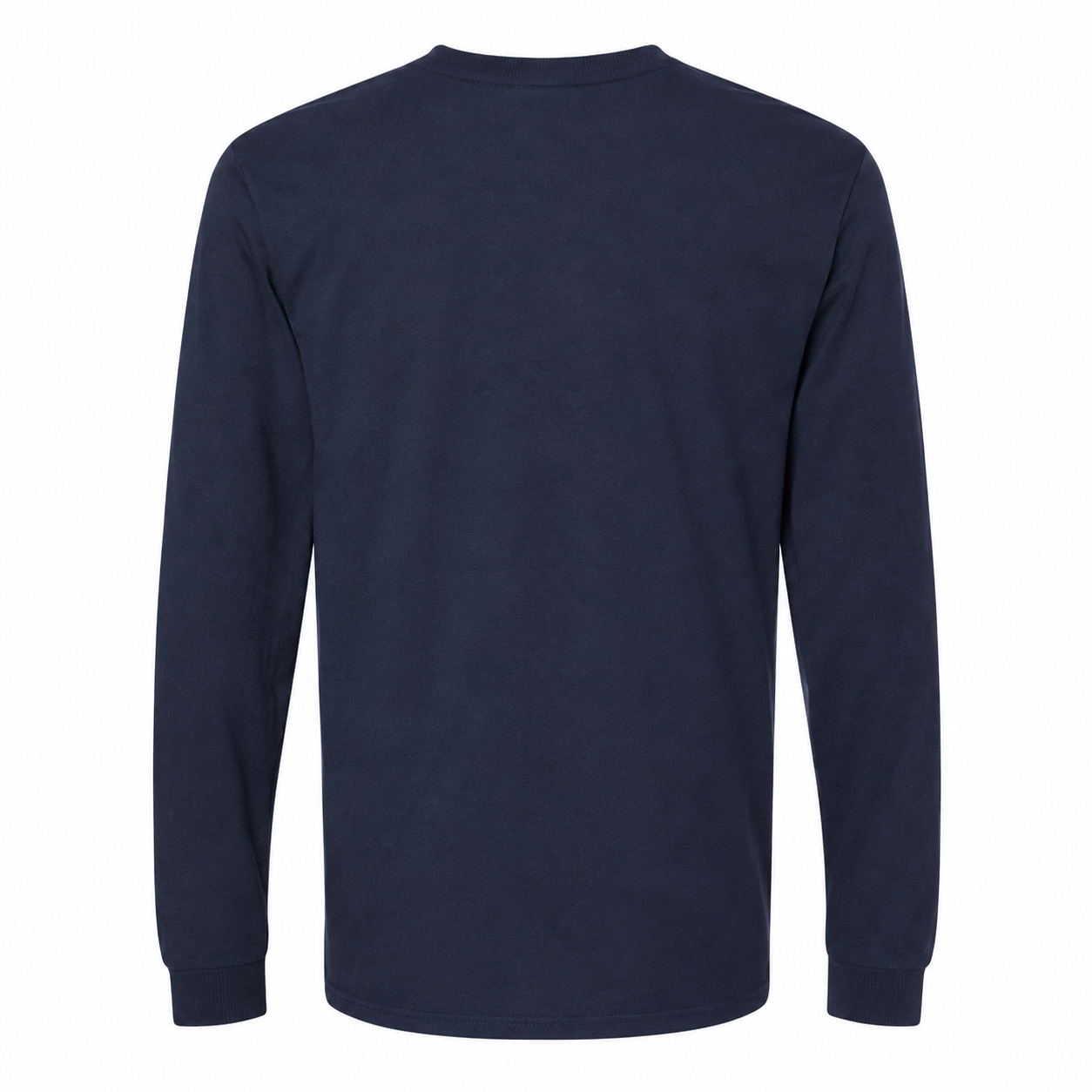 Men's Versace Cotton Long Sleeve T-Shirt | Color: navy | Image 5