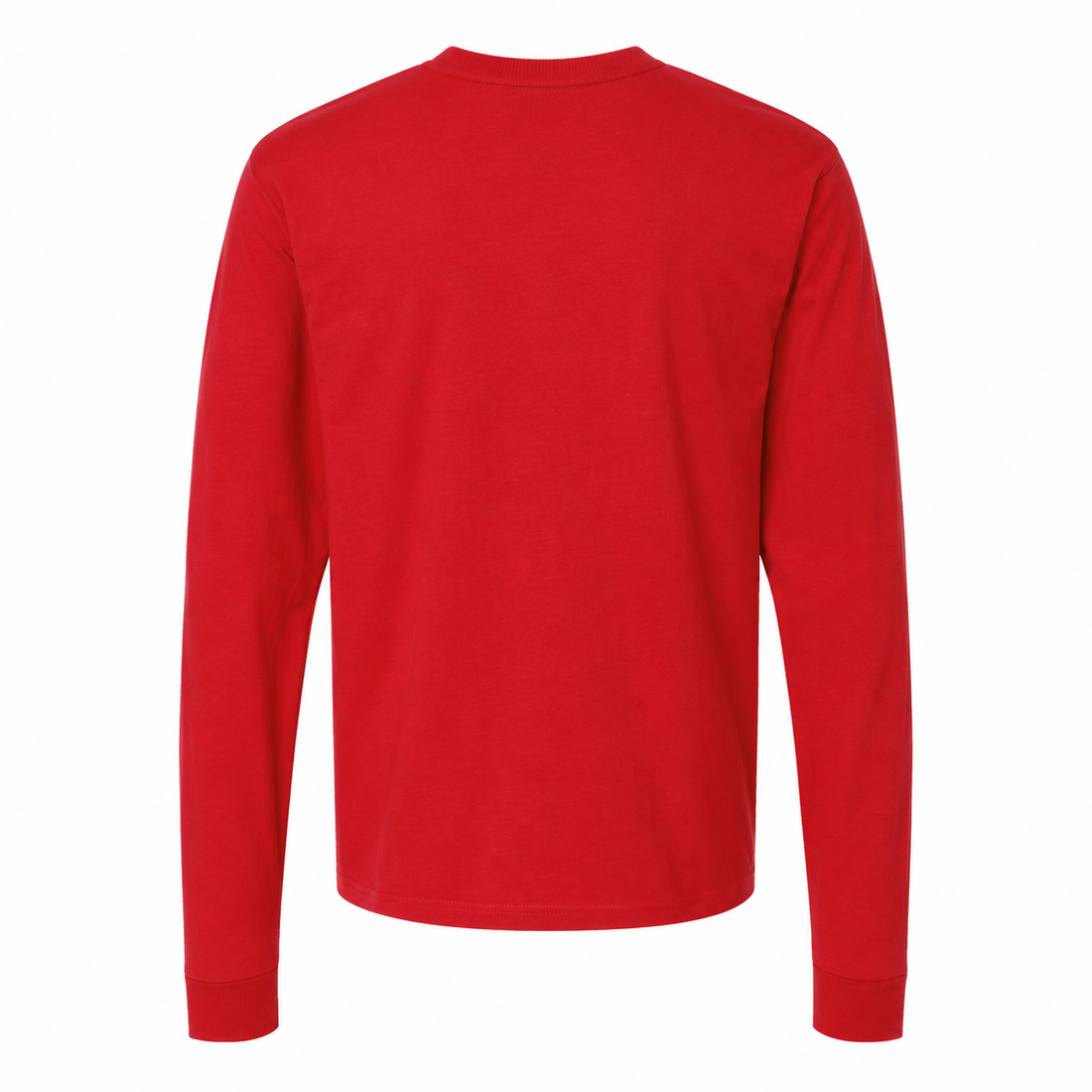 Men's Versace Cotton Long Sleeve T-Shirt | Color: red | Image 5