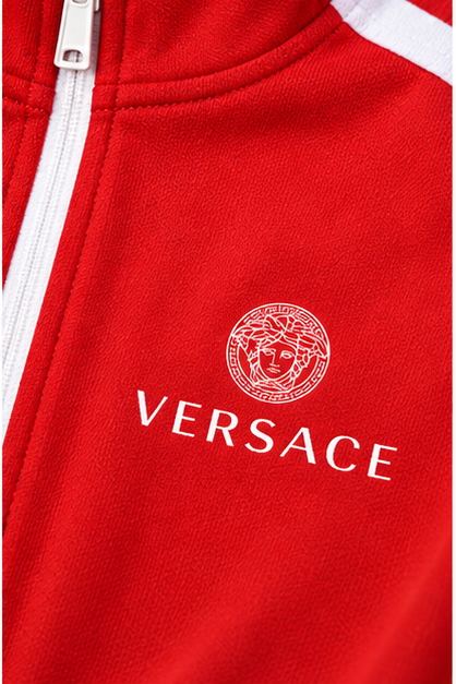 Men's Versace Dri-Fit TrackSuit | Color: Red | Image 5