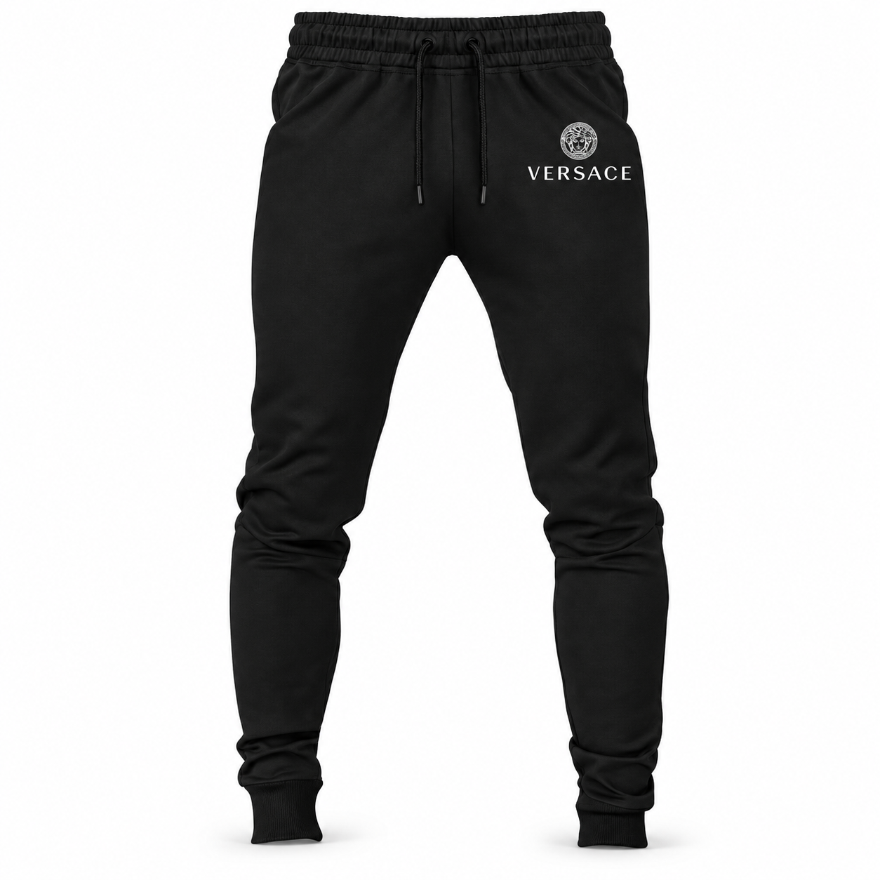 Men's Versace Sweatpants | Color: Black | Image 1